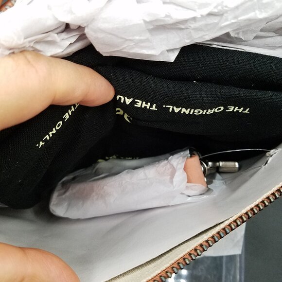 👜 Frye Melissa Crossbody Bag – Apricot – 100% Leather – NEW (Small Mark Noted) - Picture 13 of 16